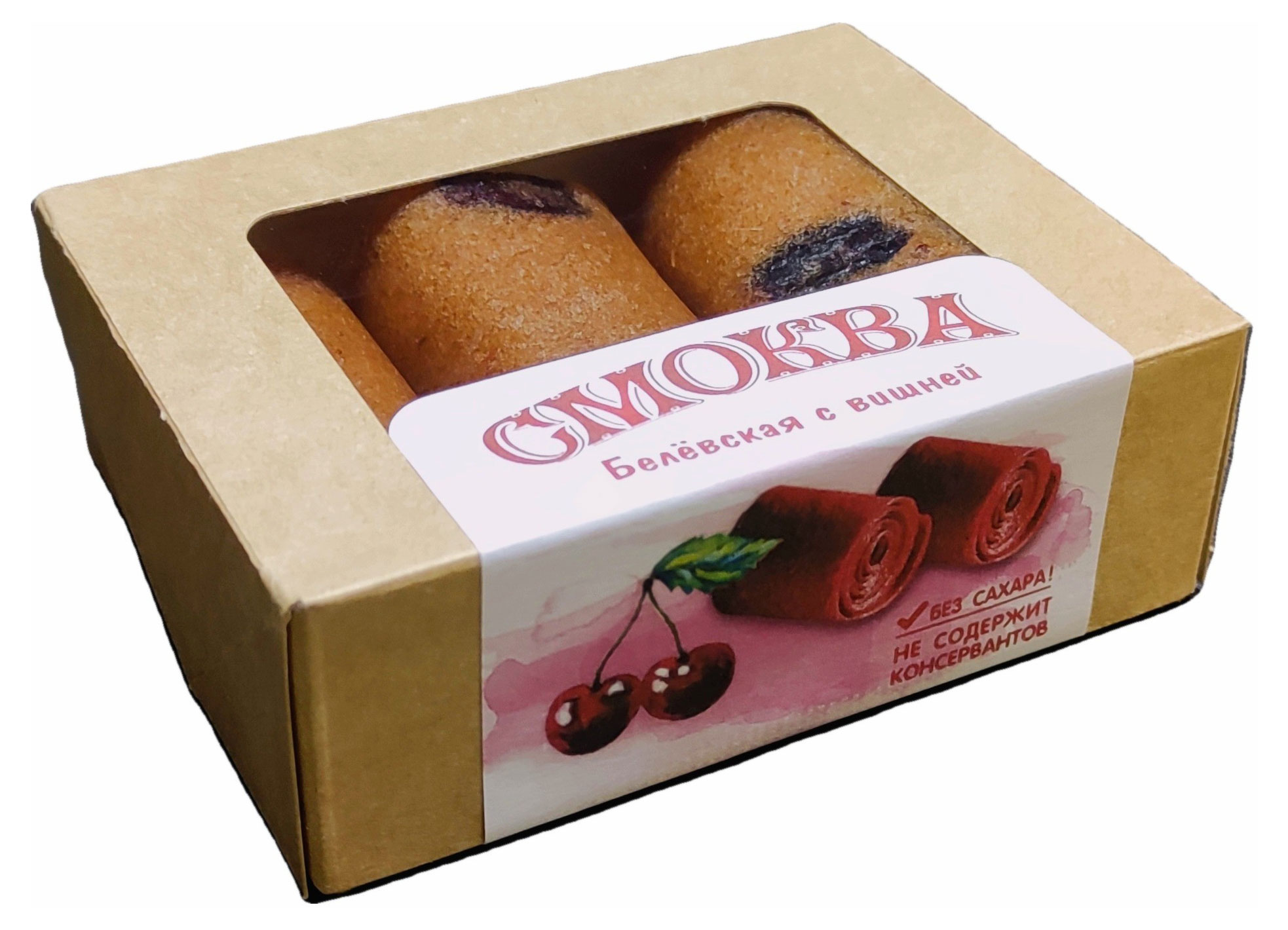 

Смоква Белевская с вишней без сахара, 50 г