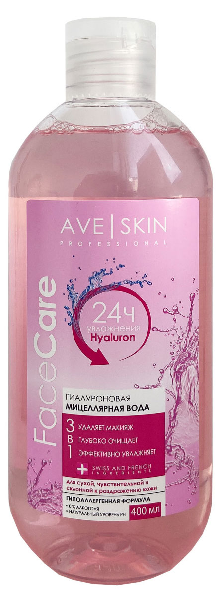 

Мицеллярная вода Modum гиалуроновая AVE SKIN, 400 мл