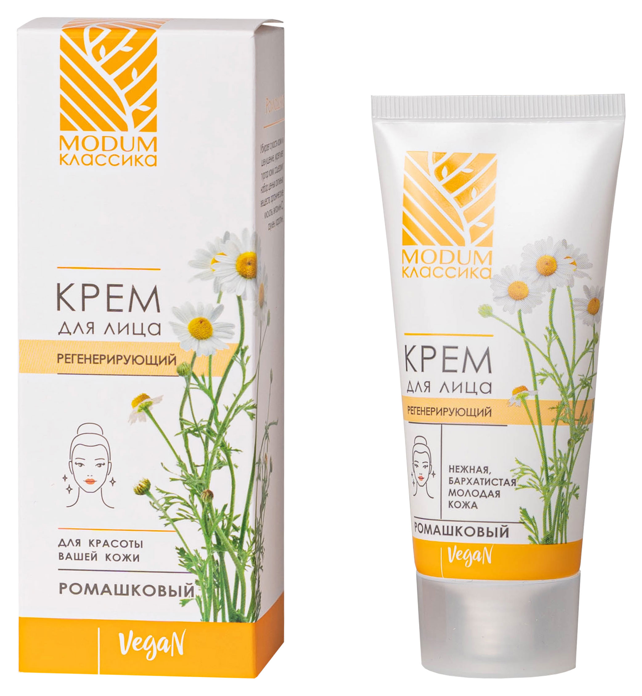 

Крем для лица Modum регенерирующий Ромашковый, 50 г