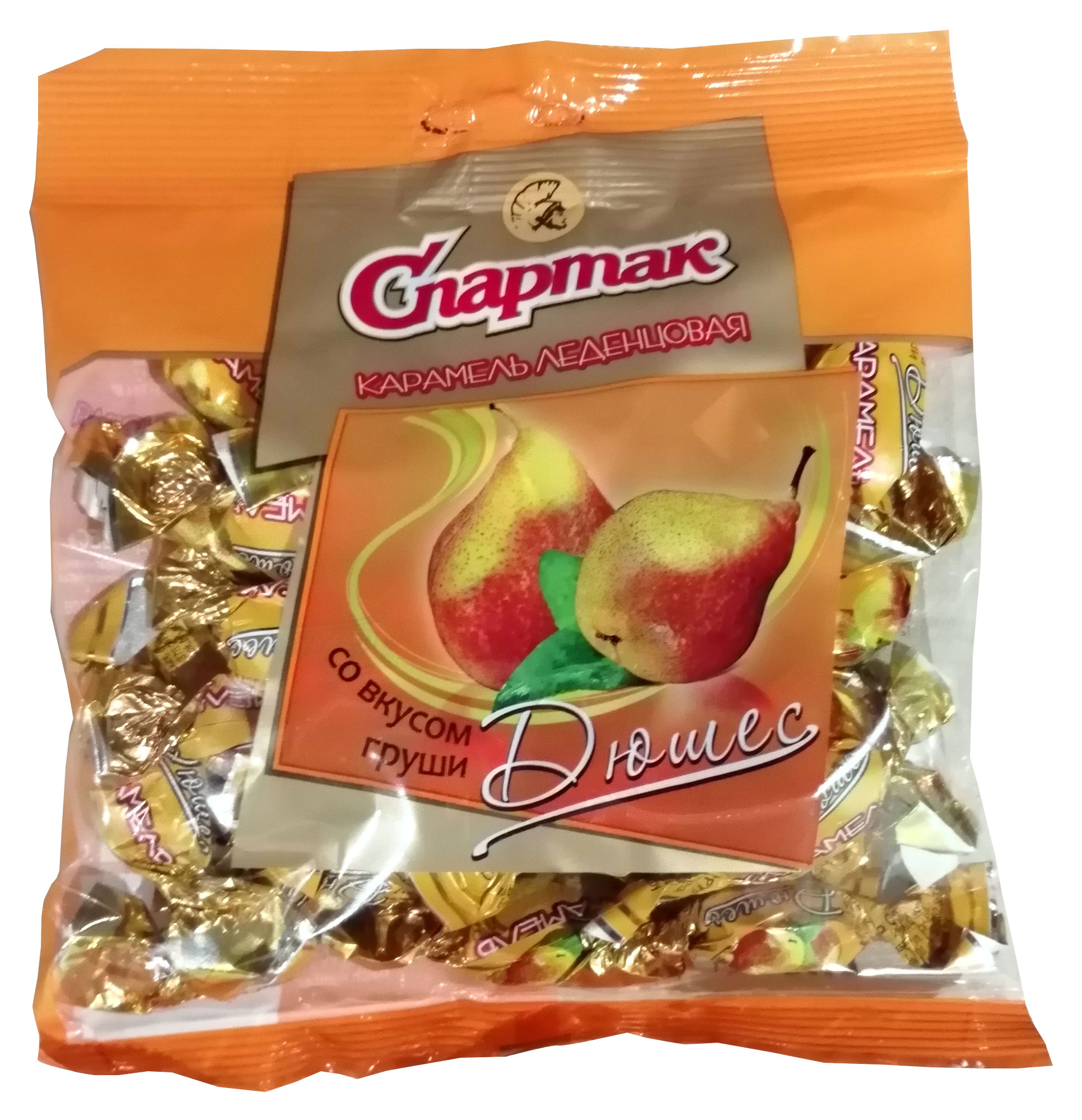 

Конфеты Спартак Карамель вкус груши дюшес, 200 г