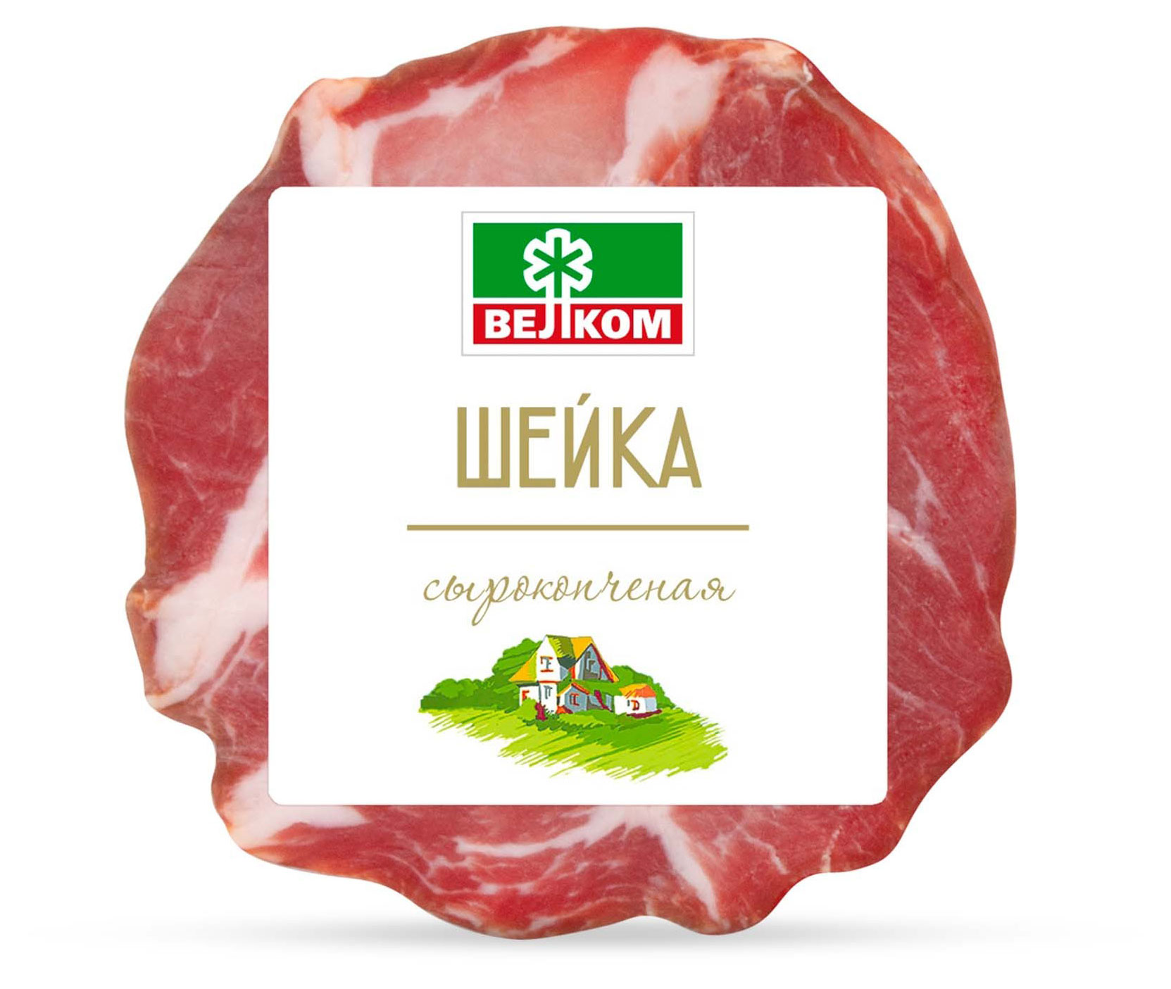 

Шейка свиная сырокопченая ВЕЛКОМ, 300 г
