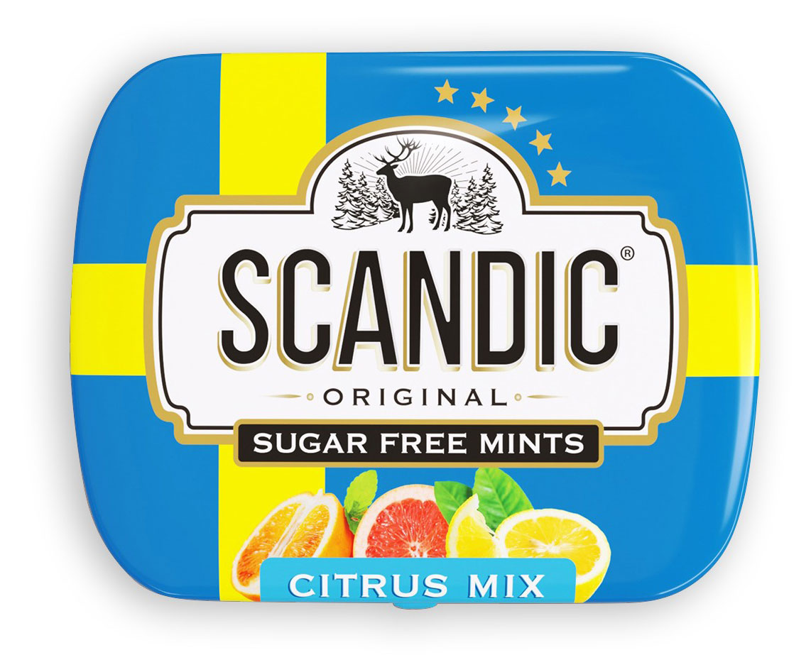 

Драже Scandic Цитрусовый микс без сахара, 14 г