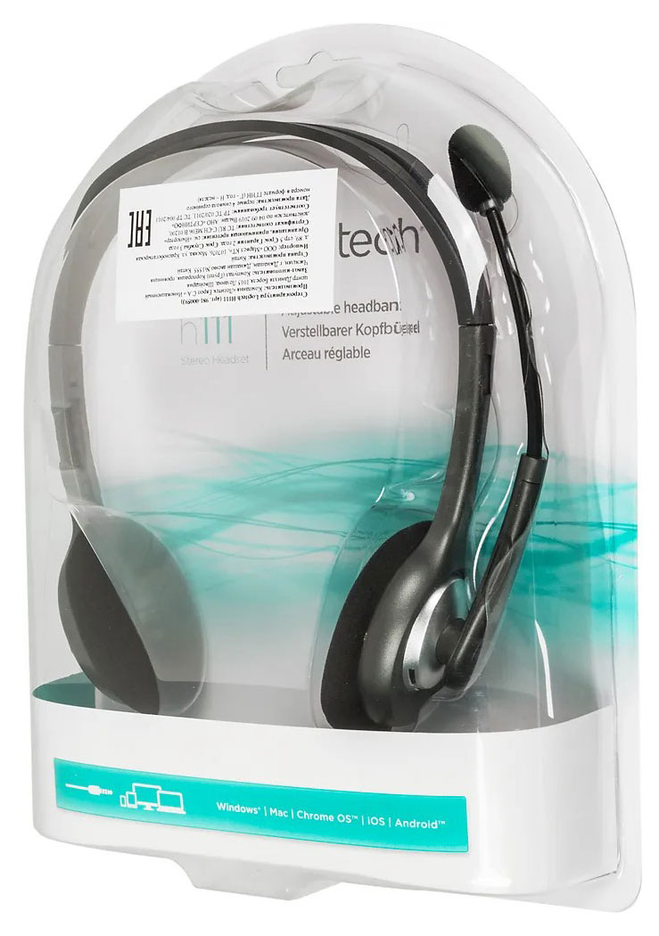 

Наушники с микрофоном Logitech H111