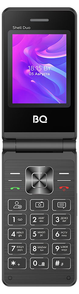 

Мобильный телефон BQ 2412 Shell Duo Black