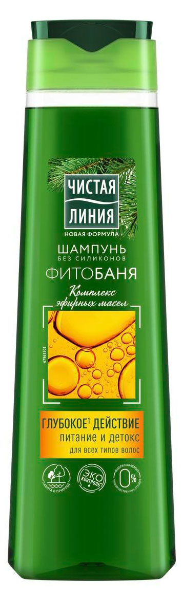 

Шампунь для волос Чистая Линия для всех типов волос, 400 мл