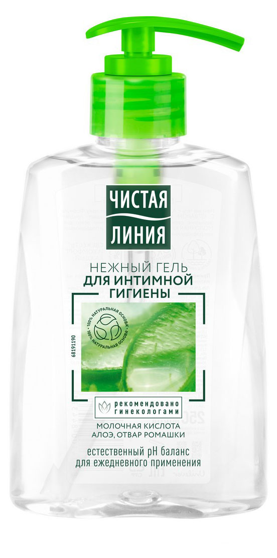 

Гель для интимной гигиены Чистая Линия Нежный, 250 мл