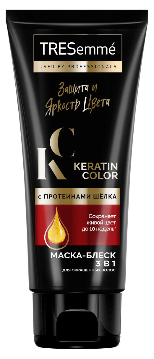 

Маска-блеск для окрашенных волос Tresemme KERATIN COLOR Защита и яркость цвета с протеинами шелка 3 в 1, 200 мл