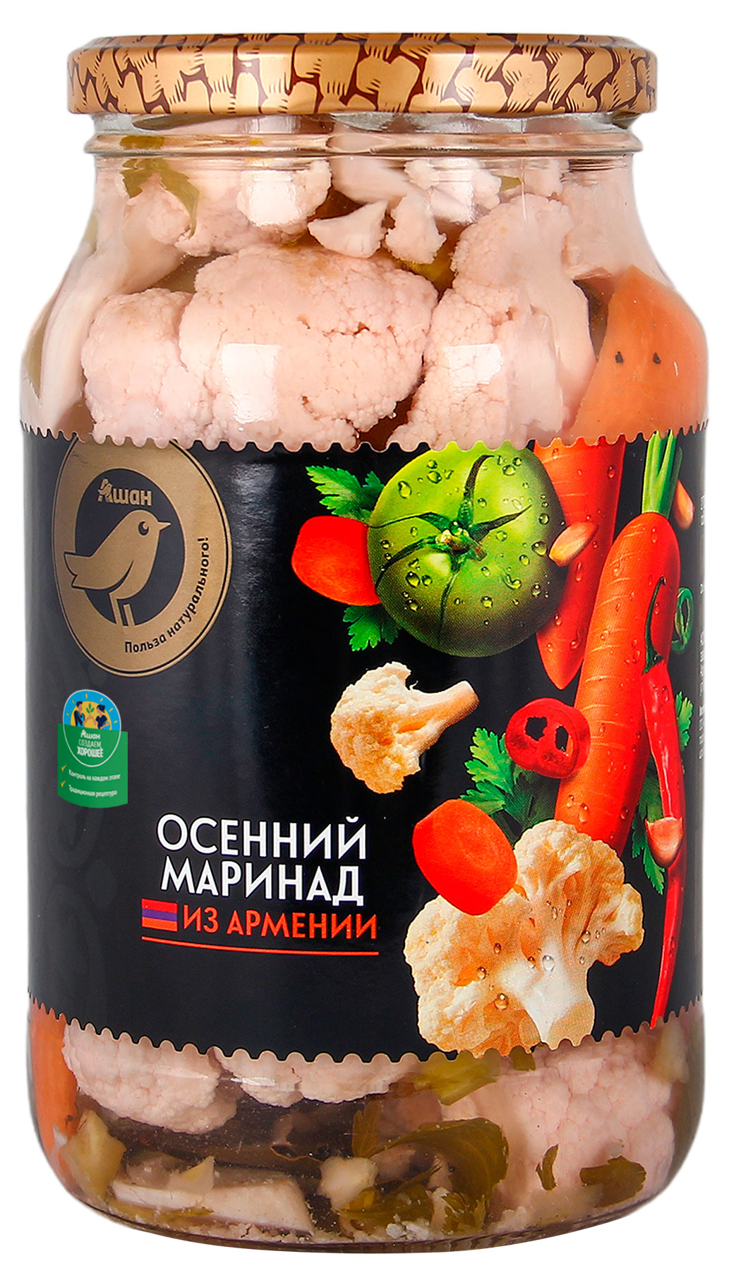 

Маринад АШАН Золотая птица осенний, 950 г