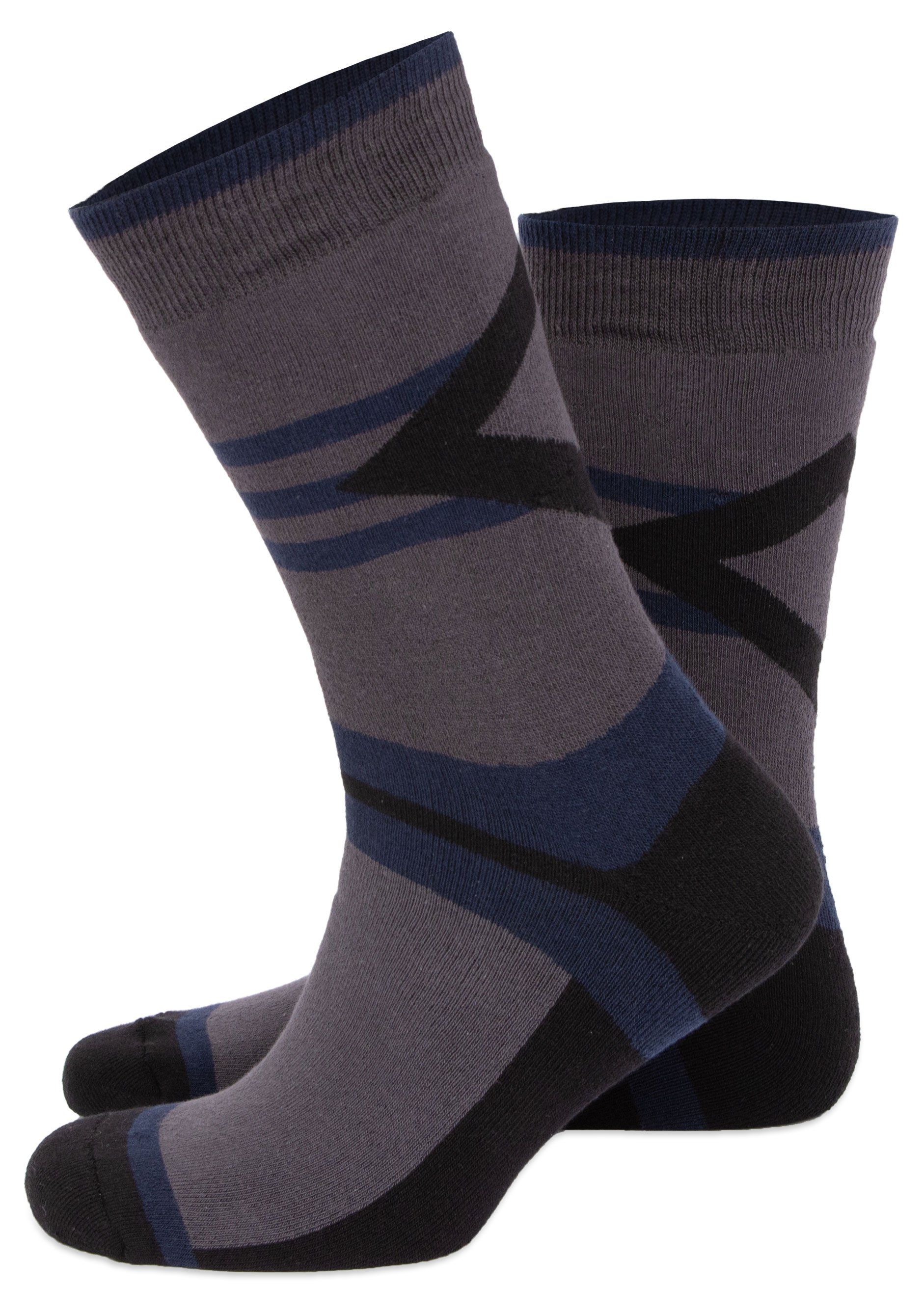 Изображение товара Мужские махровые носки "Красная Ветка" синие, 25 размер, зимние комфортные носки