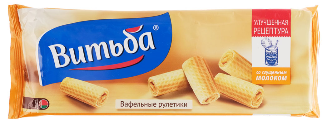 

Вафельные рулетики Витьба со сгущенным молоком, 80 г