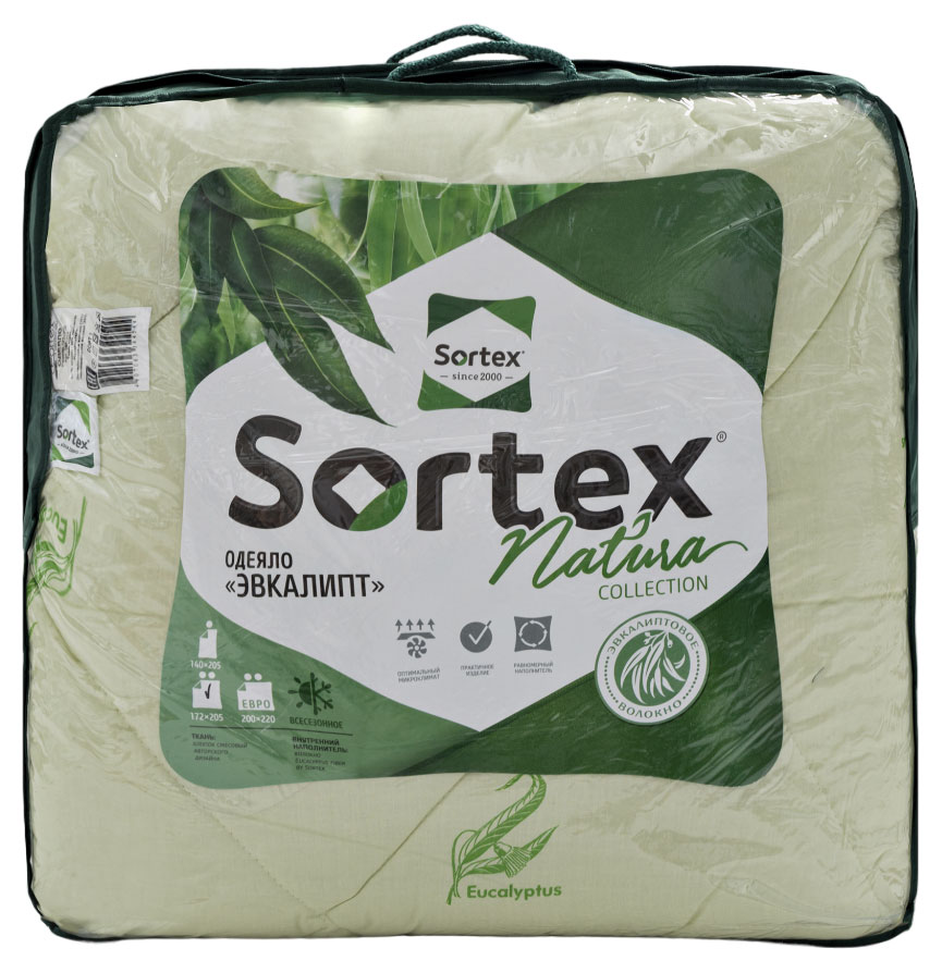 

Одеяло 2 спальное Sortex Эвкалипт