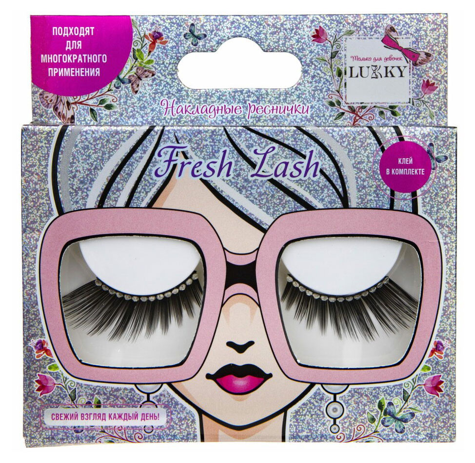 

Ресницы накладные Lukky Fresh Lash со стразами