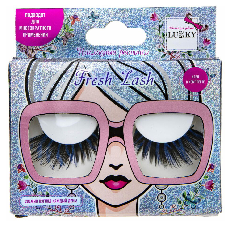 

Ресницы накладные Lukky Fresh Lash голубые