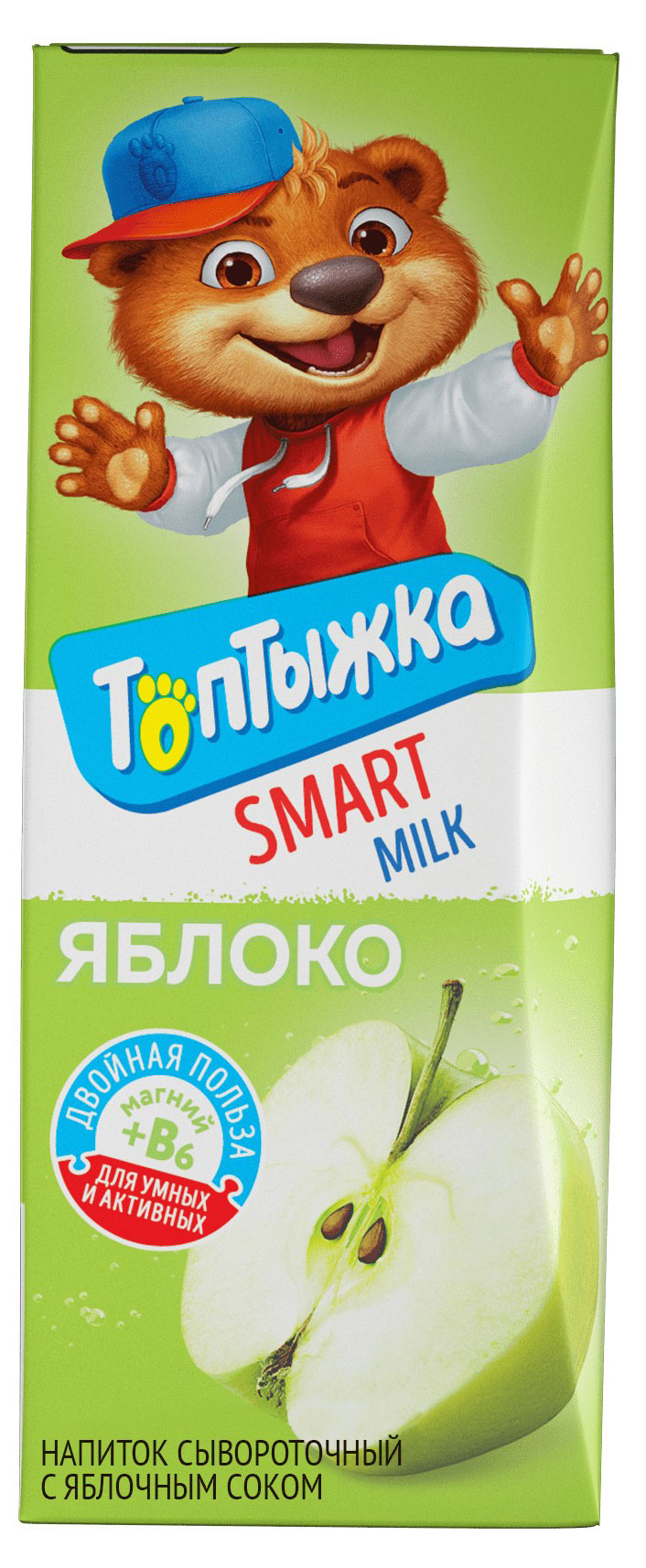 

Напиток сывороточный Топтыжка Яблоко, 200 мл