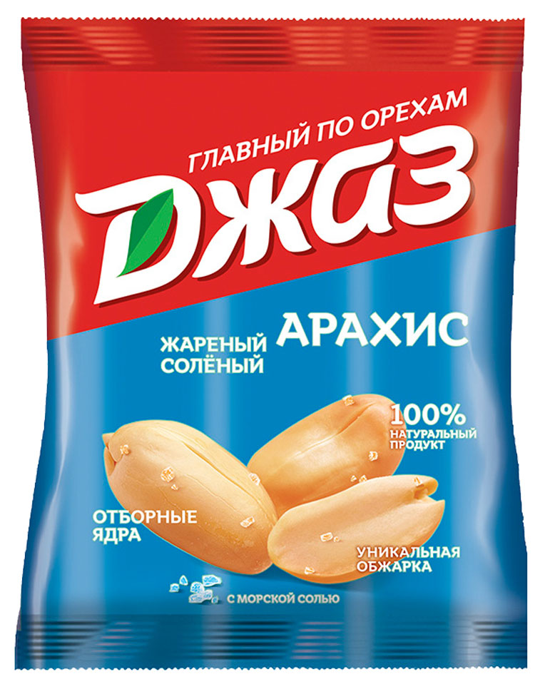 

Арахис Джаз жареный соленый, 40 г