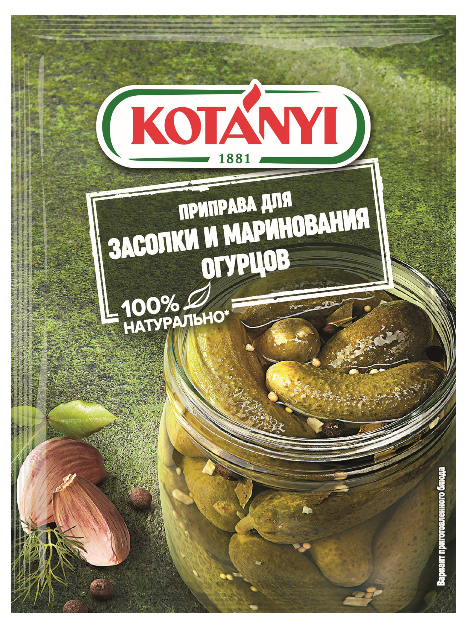 

Приправа Kotanyi для засолки и маринования огурцов, 20 г