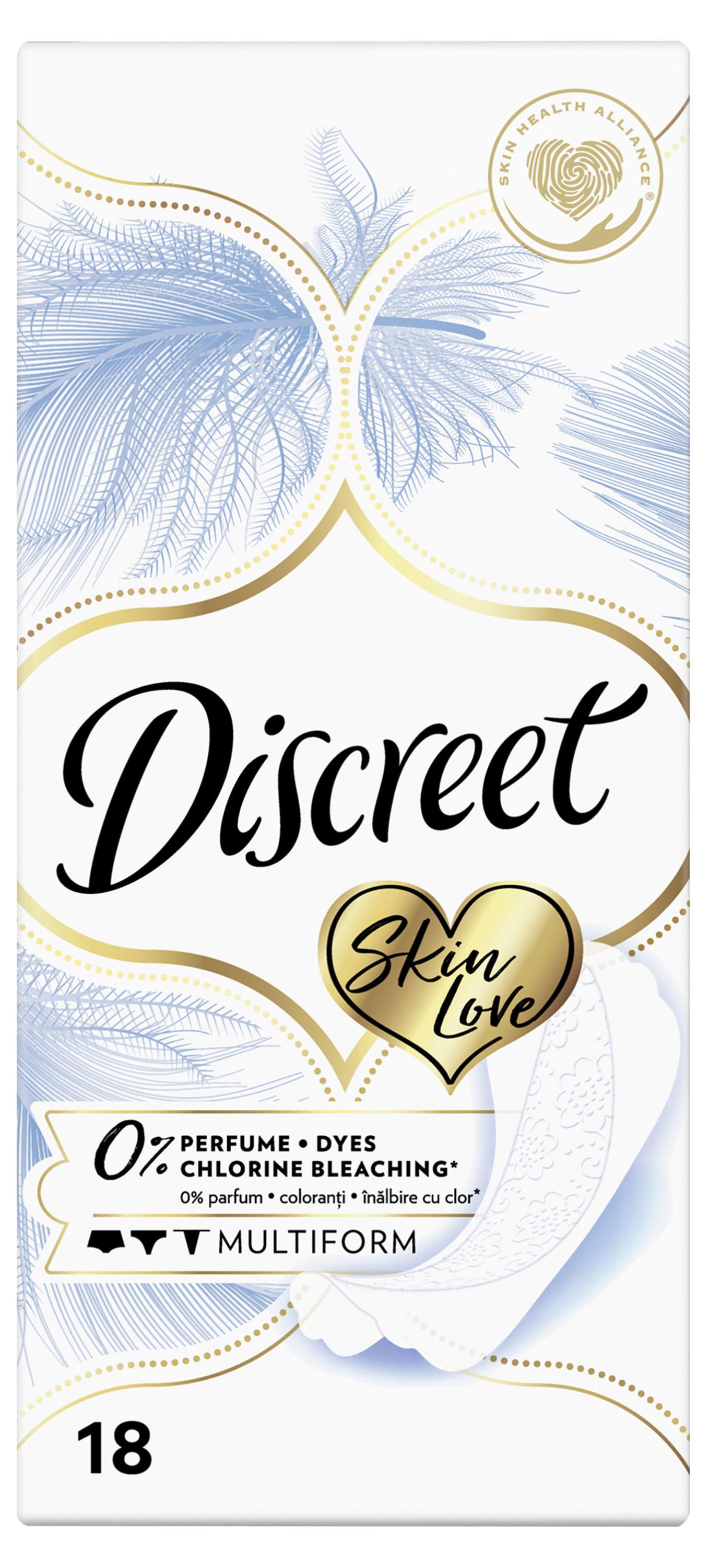 

Прокладки ежедневные Discreet Multiform Skin Love, 18 шт