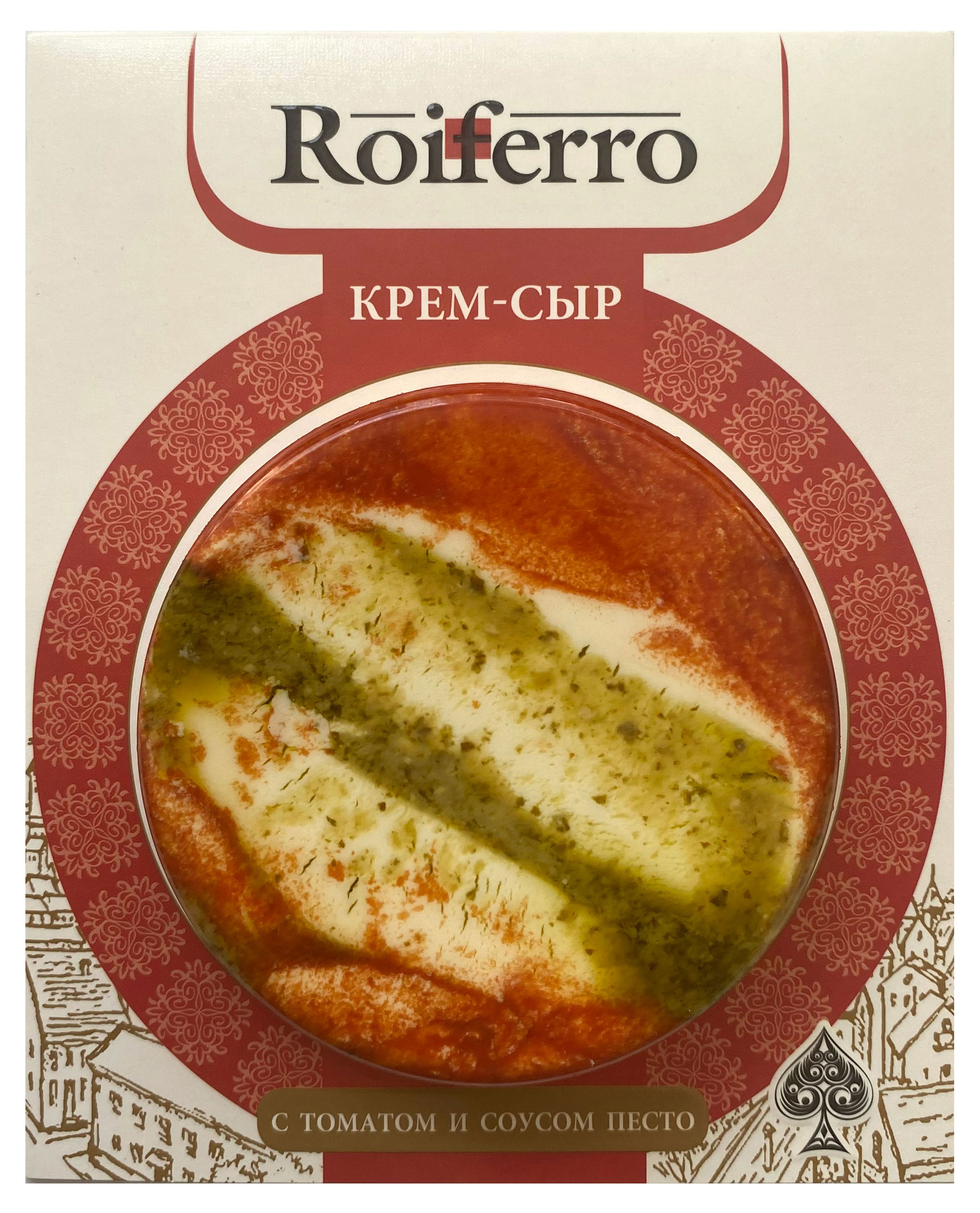 

Крем-сыр с томатом и соусом песто Roiferro 69% БЗМЖ, 120 г