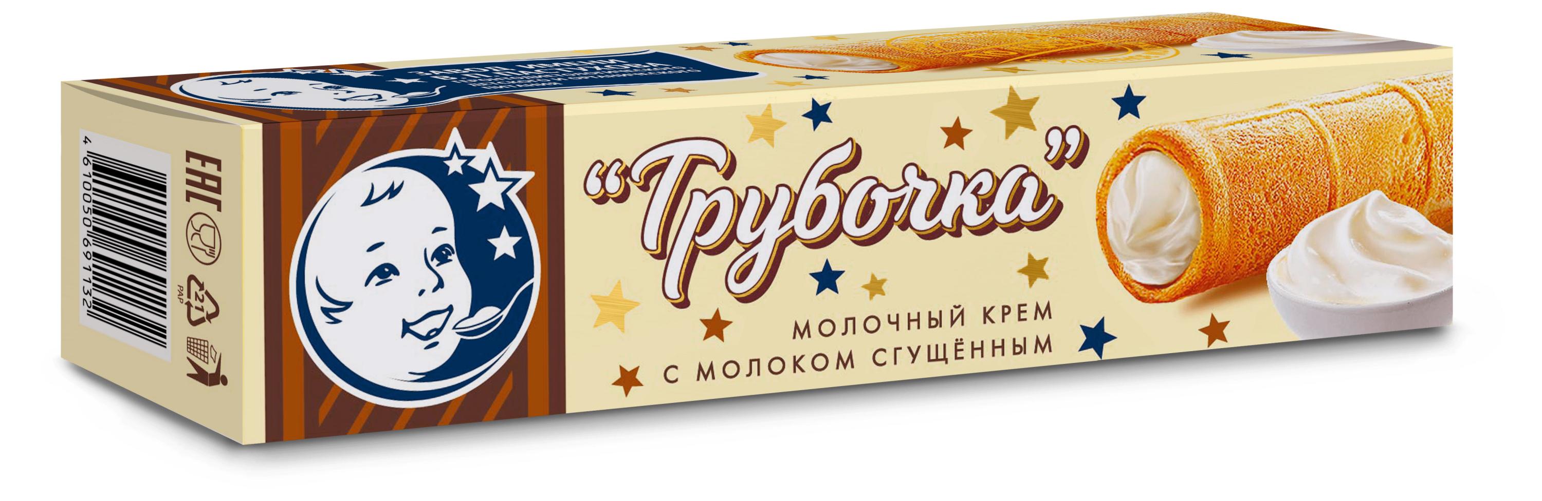 

Трубочка вафельная ЗГДиОП им .В.П.Пастухова со сгущенным молоком ГОСТ, 30 г