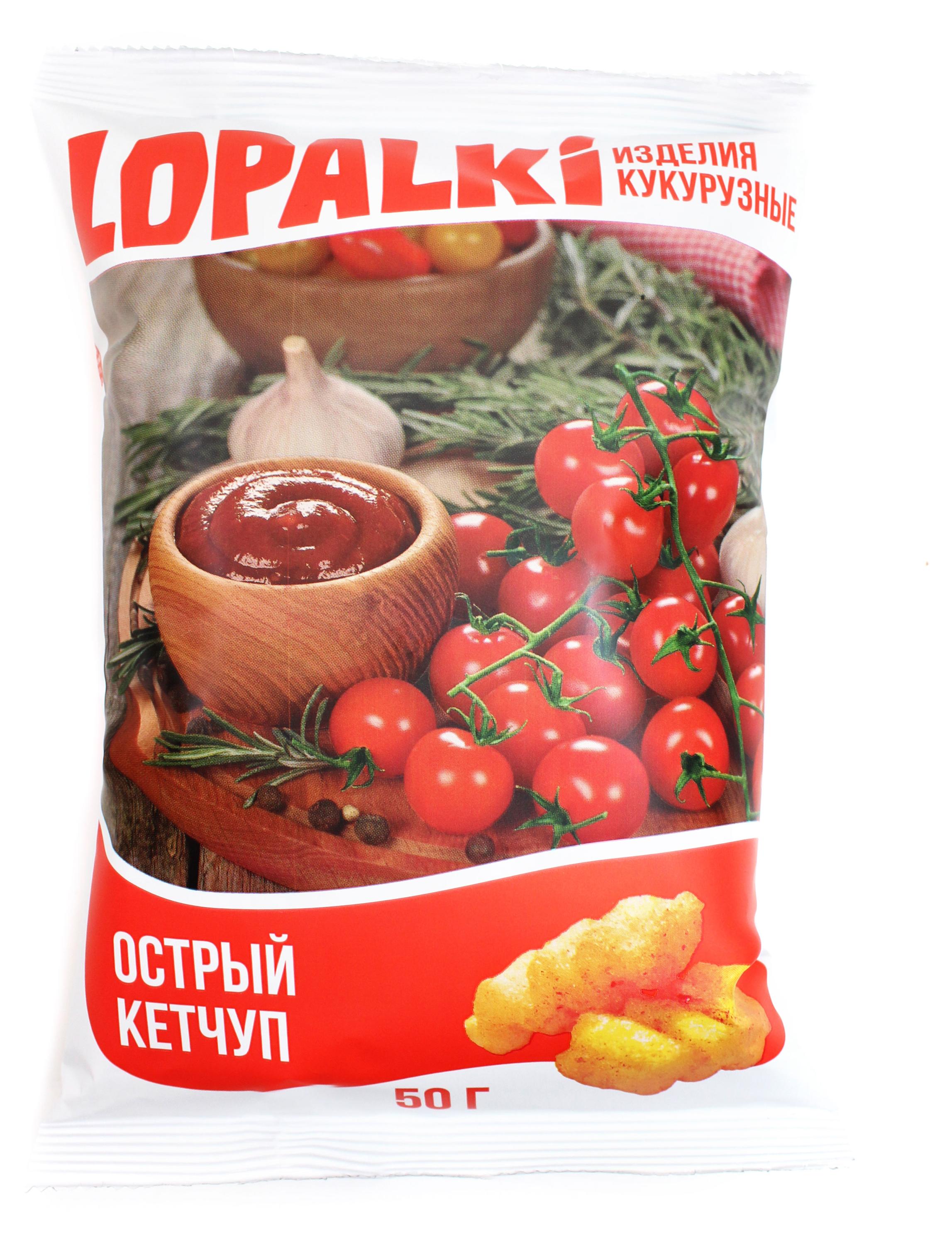 

Кукурузные палочки Берестейский пекарь Lopalki острый кетчуп, 50 г