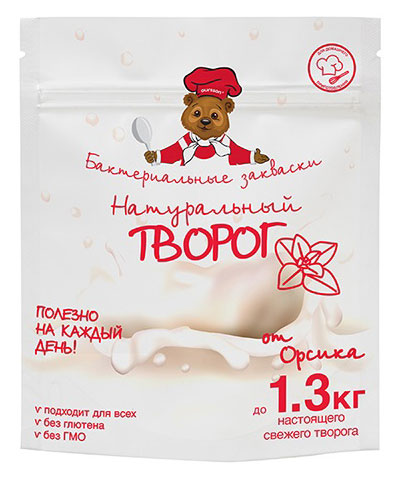 

Закваска бактериальная Oursson Творог без глютена охлажденная, 5х3 г