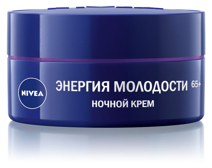 Nivea | Крем ночной Nivea Энергия Молодости 65+ Контуринг, 50 мл