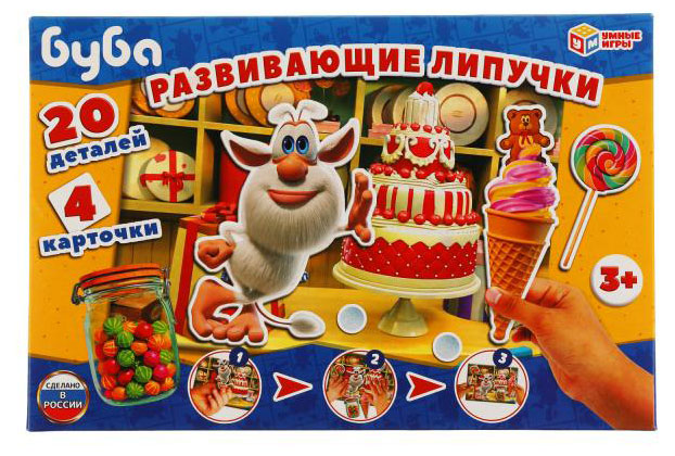 

Развивающая игра Умка с липучками Буба