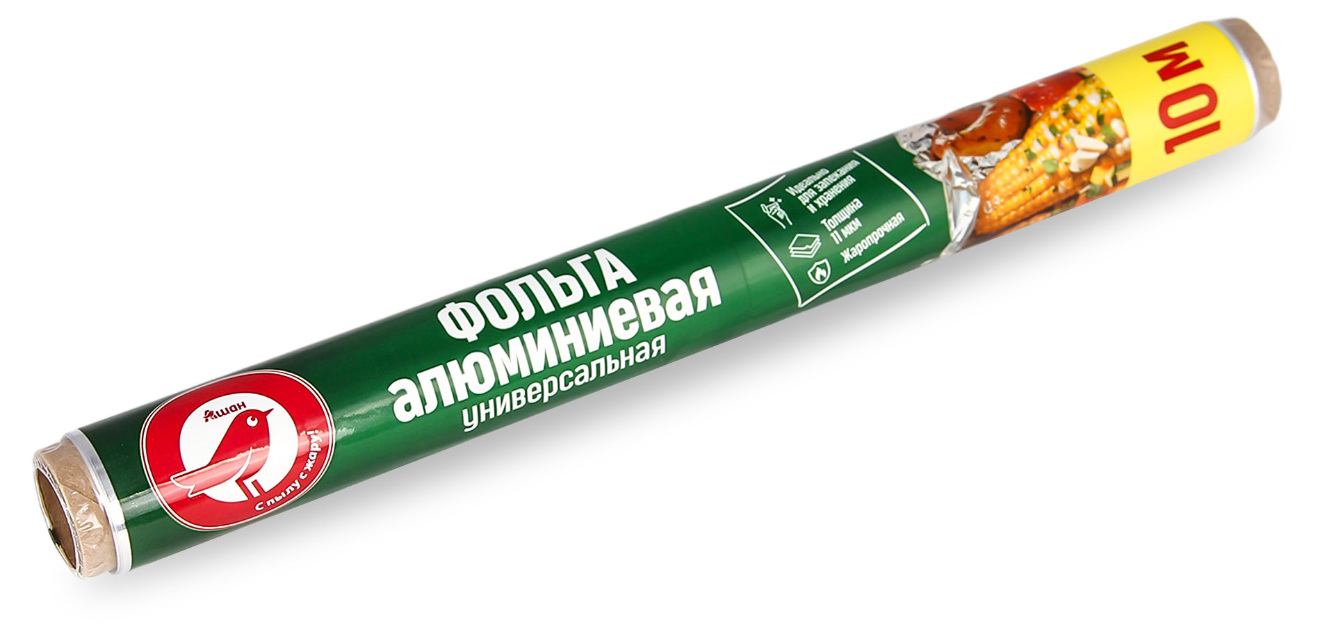 

Фольга АШАН Красная птица Универсальная, 10 м