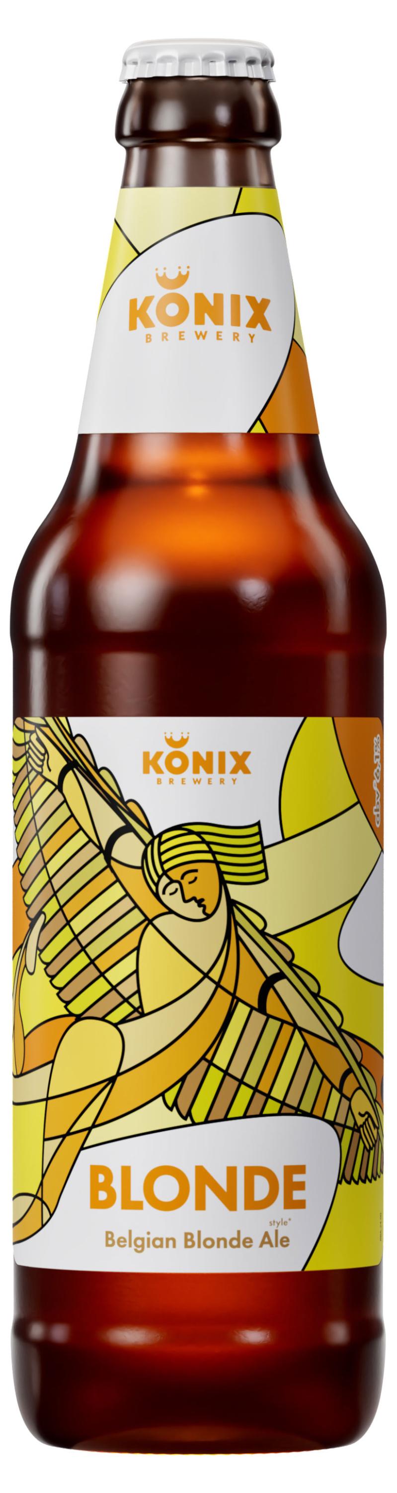 

Пивной напиток Konix Brewery Belgian Blonde Ale 6,1%, 0,45 л