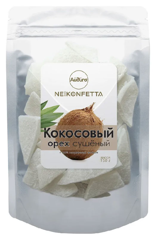 

Кокосовый орех Айдиго сушеный, 150 г