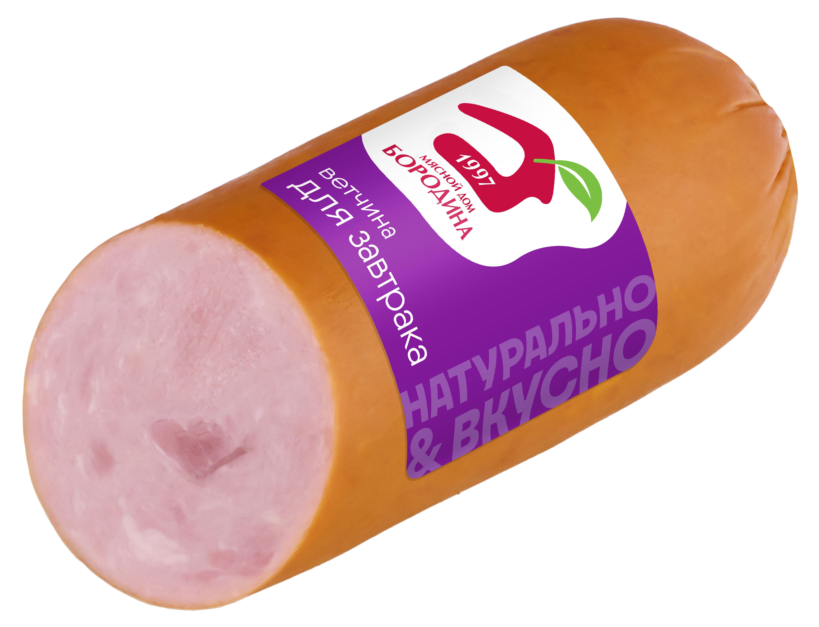 

Ветчина для завтрака Мясной дом БОРОДИНА в белковой оболочке, 500 г