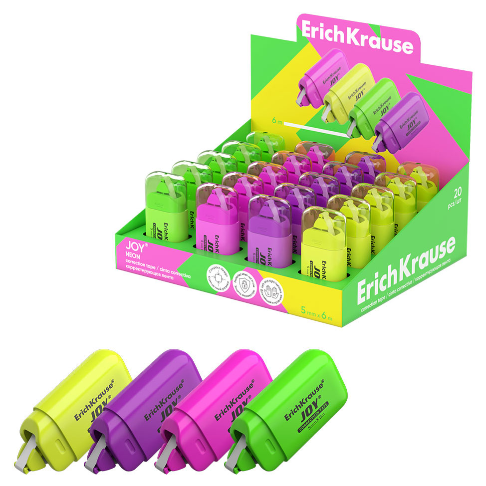 

Корректирующая лента ErichKrause JOY 5мм х 6м , 1 шт