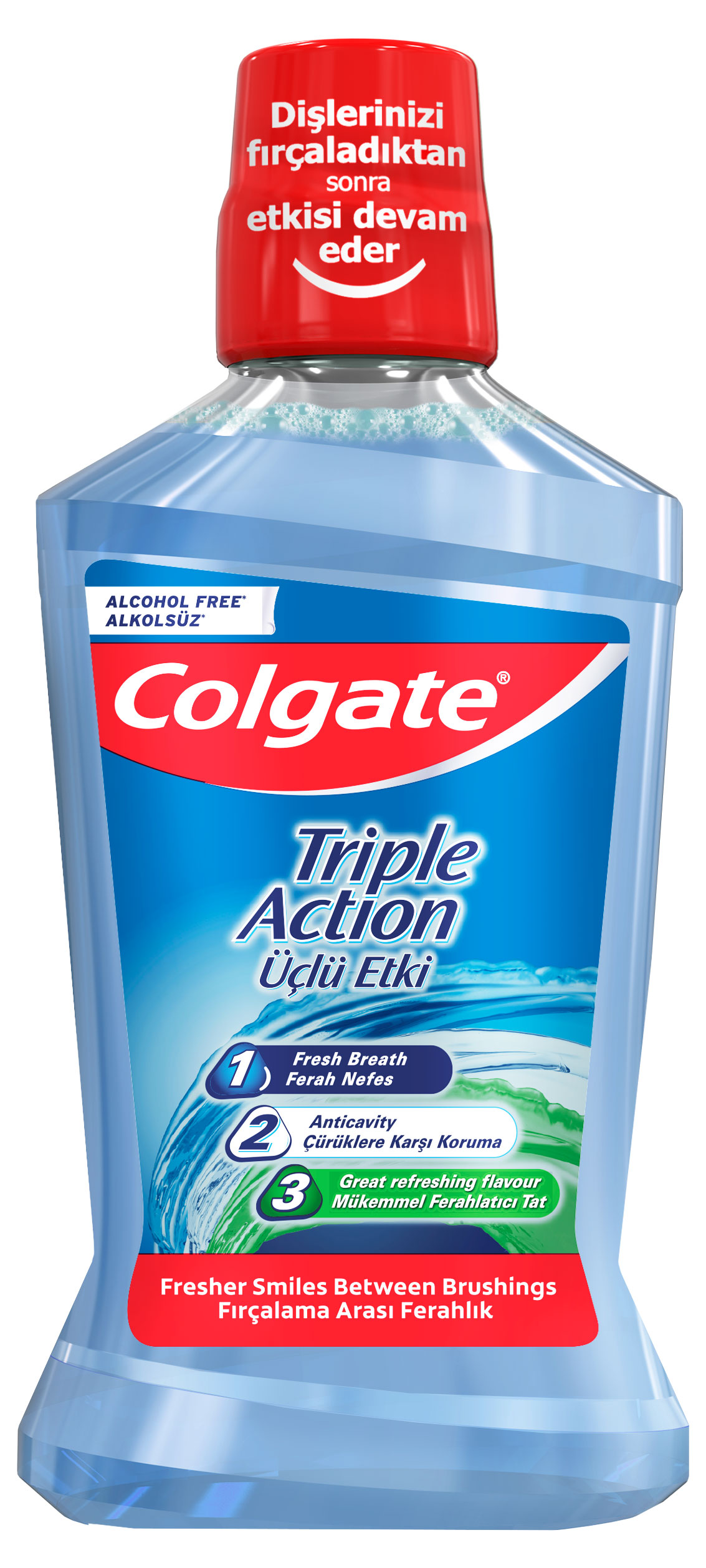 

Ополаскиватель для полости рта Colgate Тройное Действие антибактериальный, 500 мл