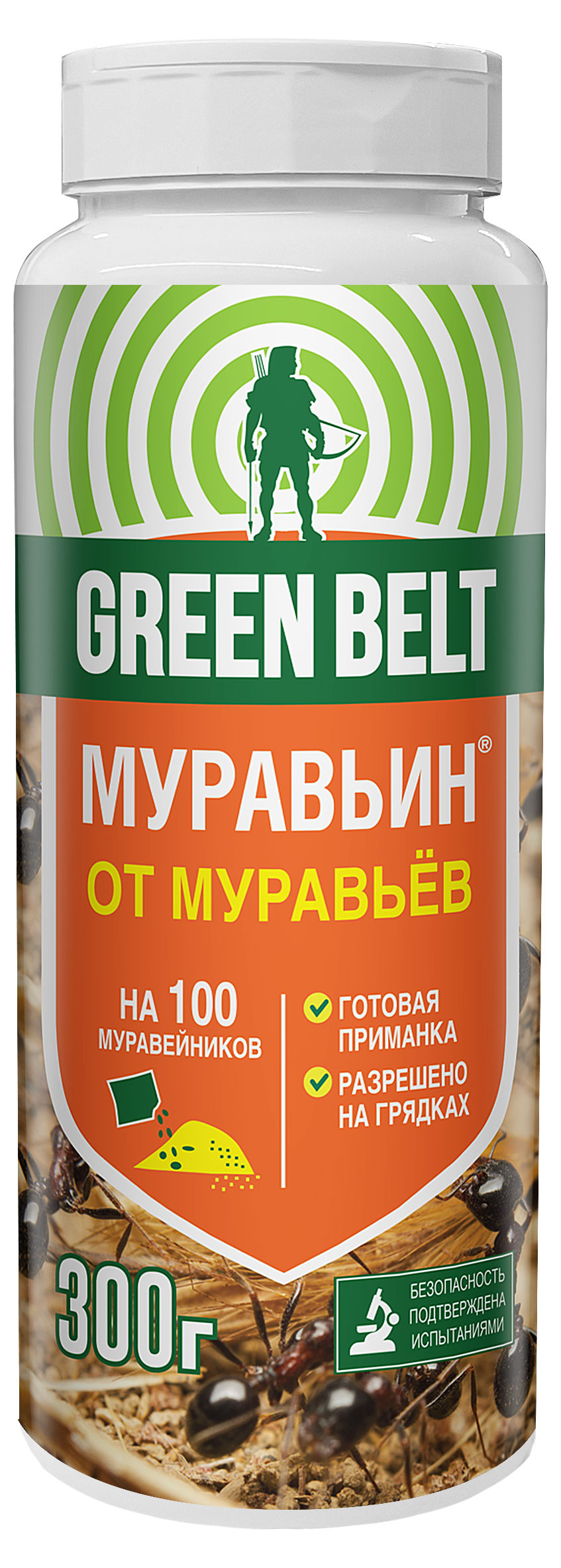 

Средство от муравьев GREEN BELT Муравьин, 300 г