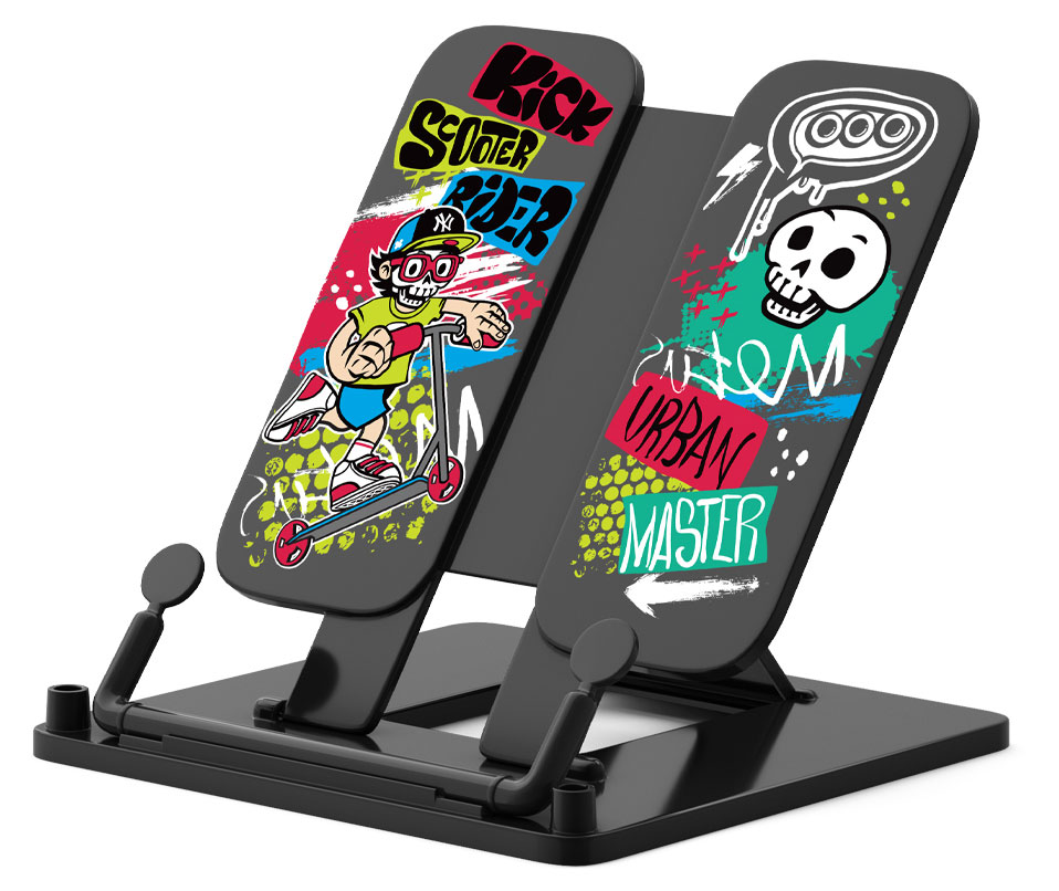 

Подставка для книг ErichKrause Scooter Master складная черная, 1 шт