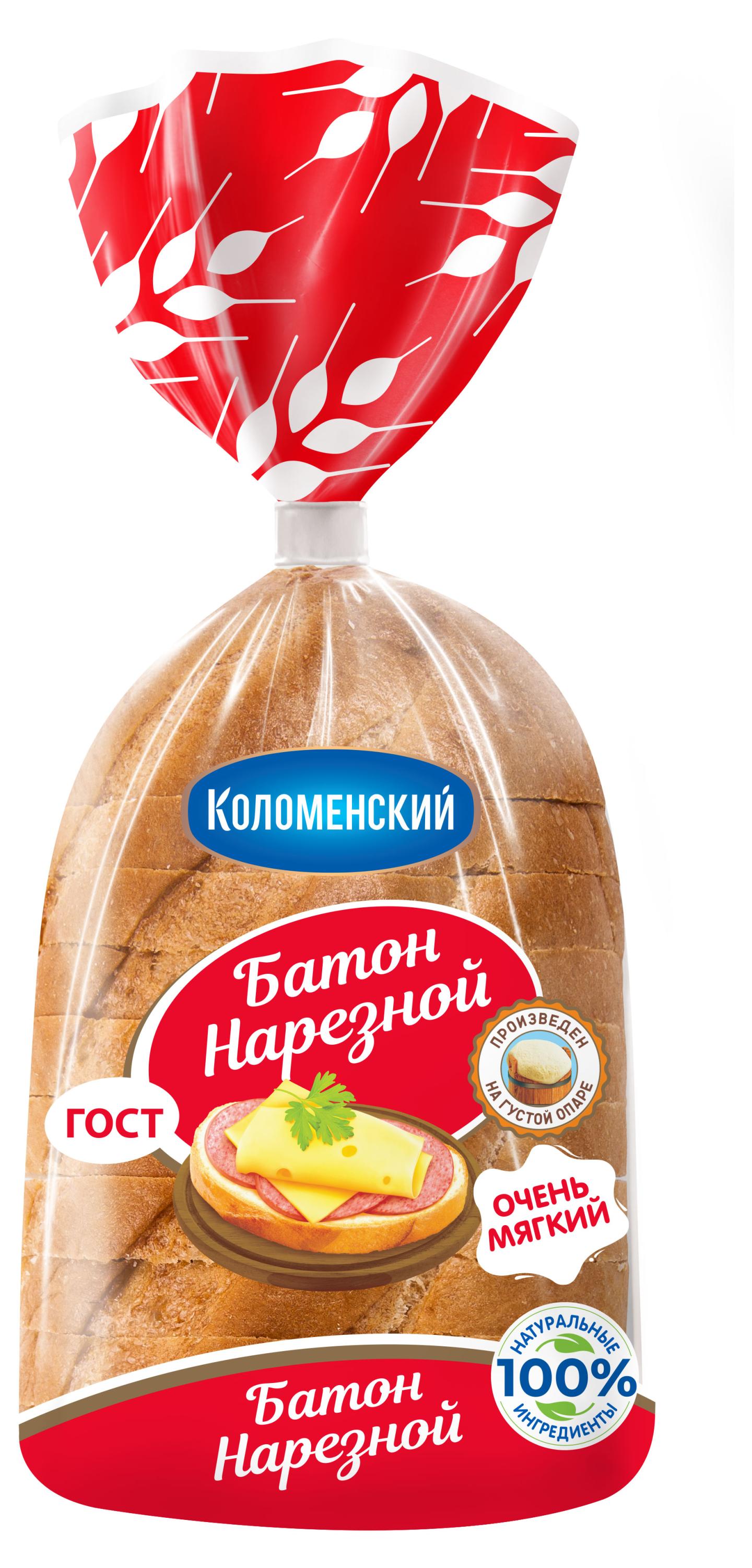 

Батон Коломенский нарезка высший сорт, 200 г