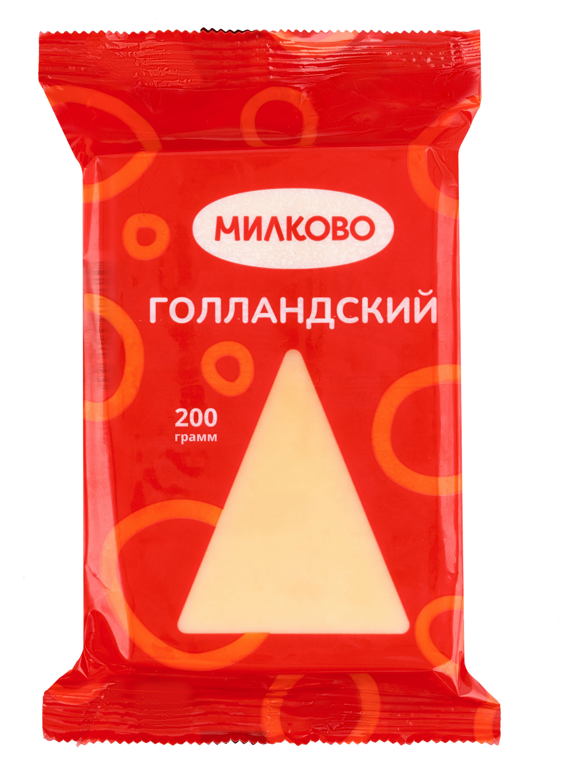 Изображение товара Сыр полутвердый Голландский «Милково» 45% БЗМЖ, 200 г