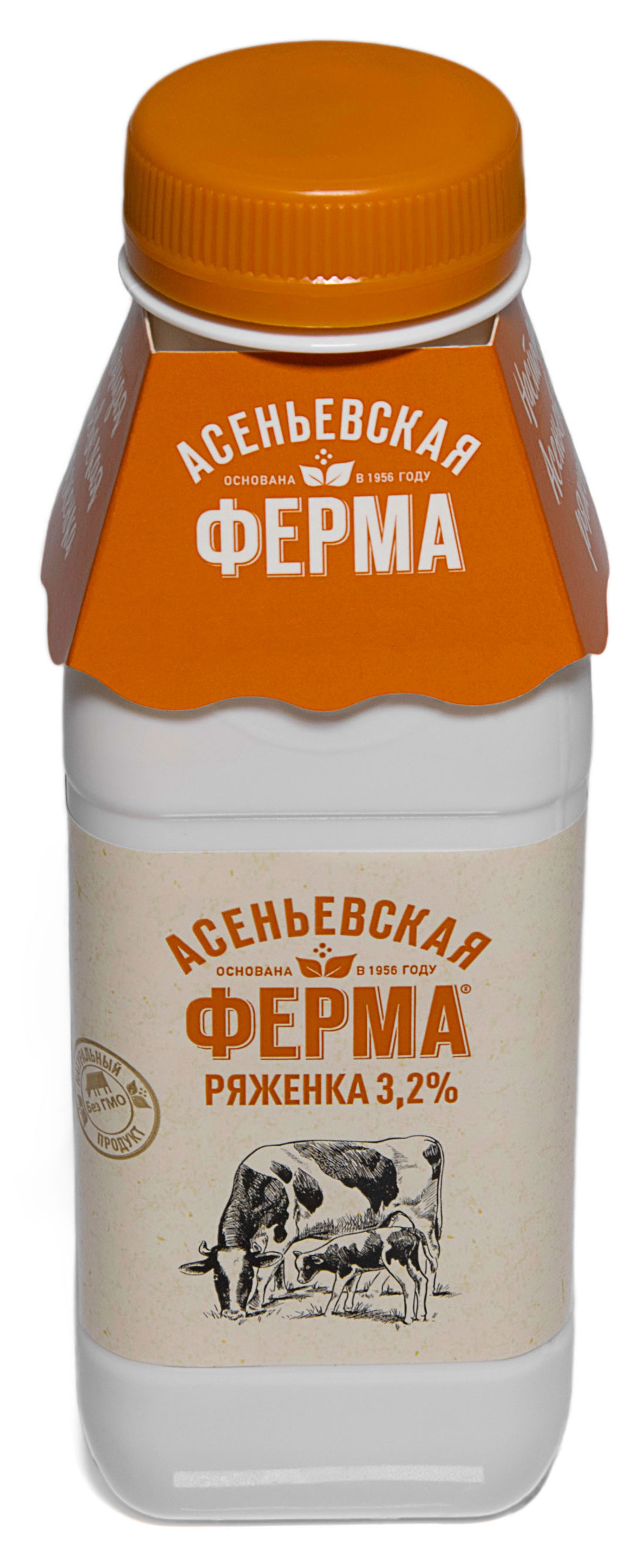 Изображение товара Ряженка «Асеньевская ферма» 3,2% БЗМЖ, 330 мл