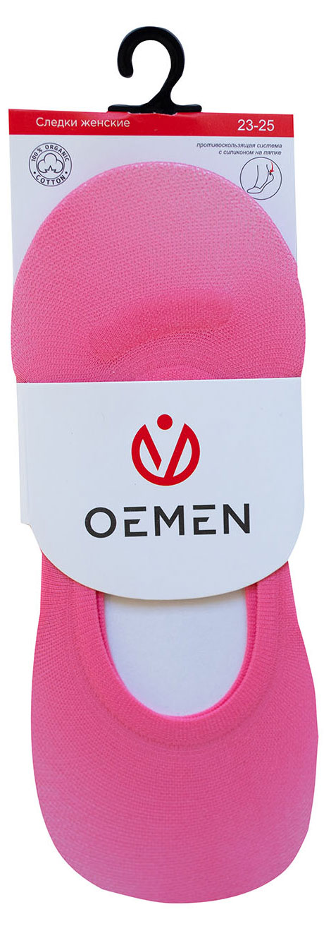 

Следки женские OEMEN ярко-розовые, р 23-25
