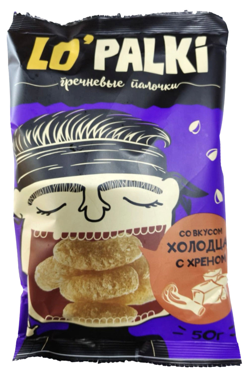

Гречневые палочки Берестейский пекарь со вкусом холодца с хреном, 50 г