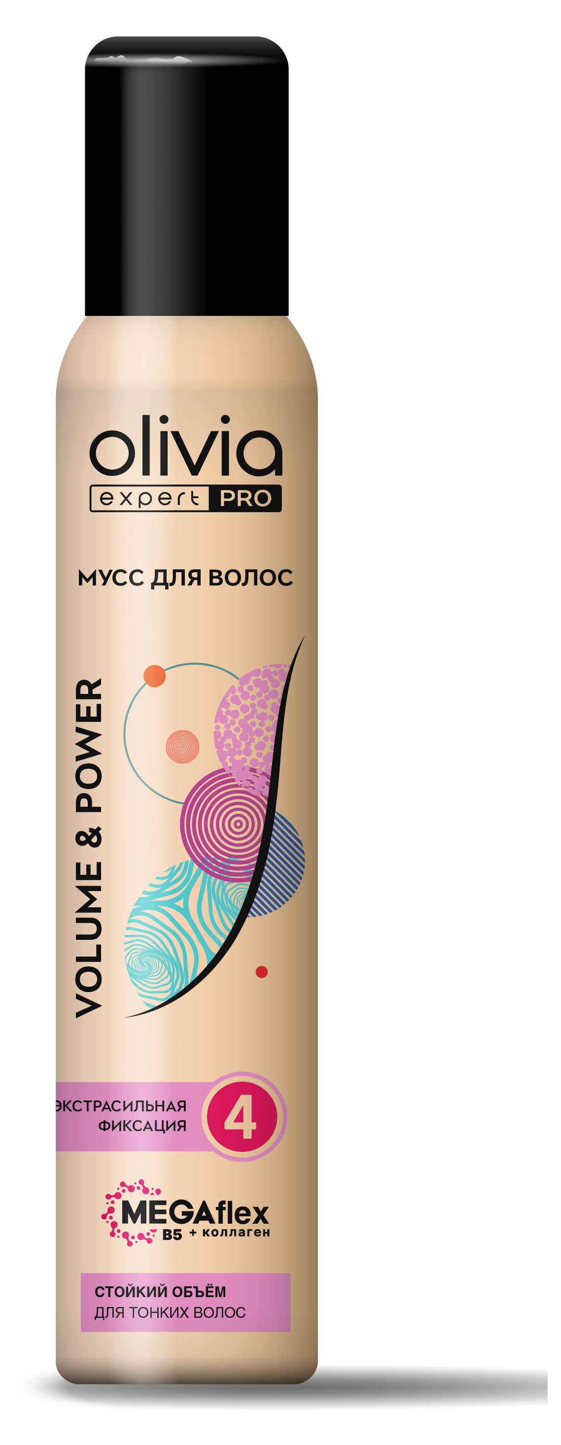 

Мусс для волос Olivia volume power, 150 мл