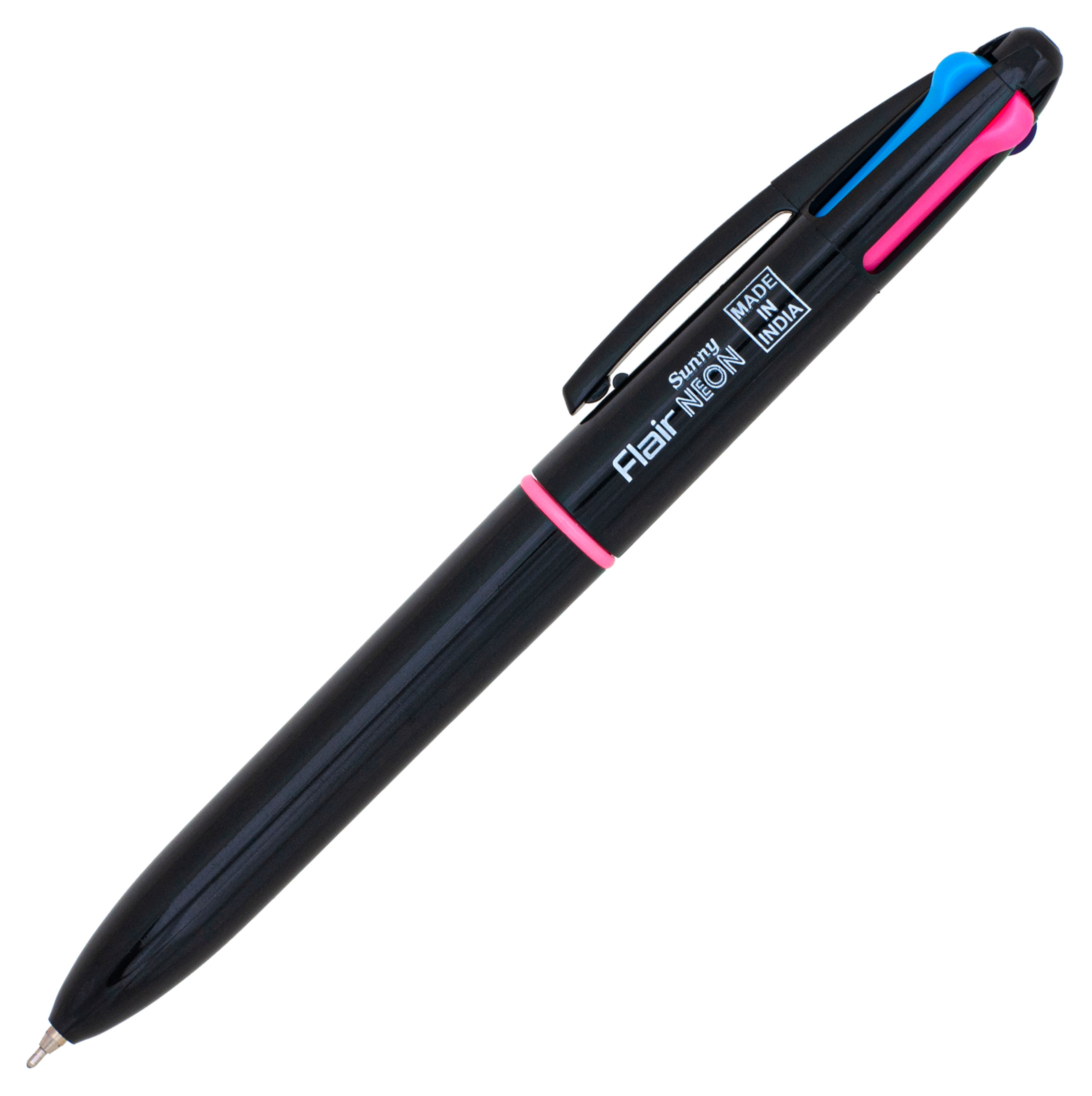 

Ручка шариковая автоматическая Flair Sunny Neon 0,7 мм 4 цвета, 1 шт