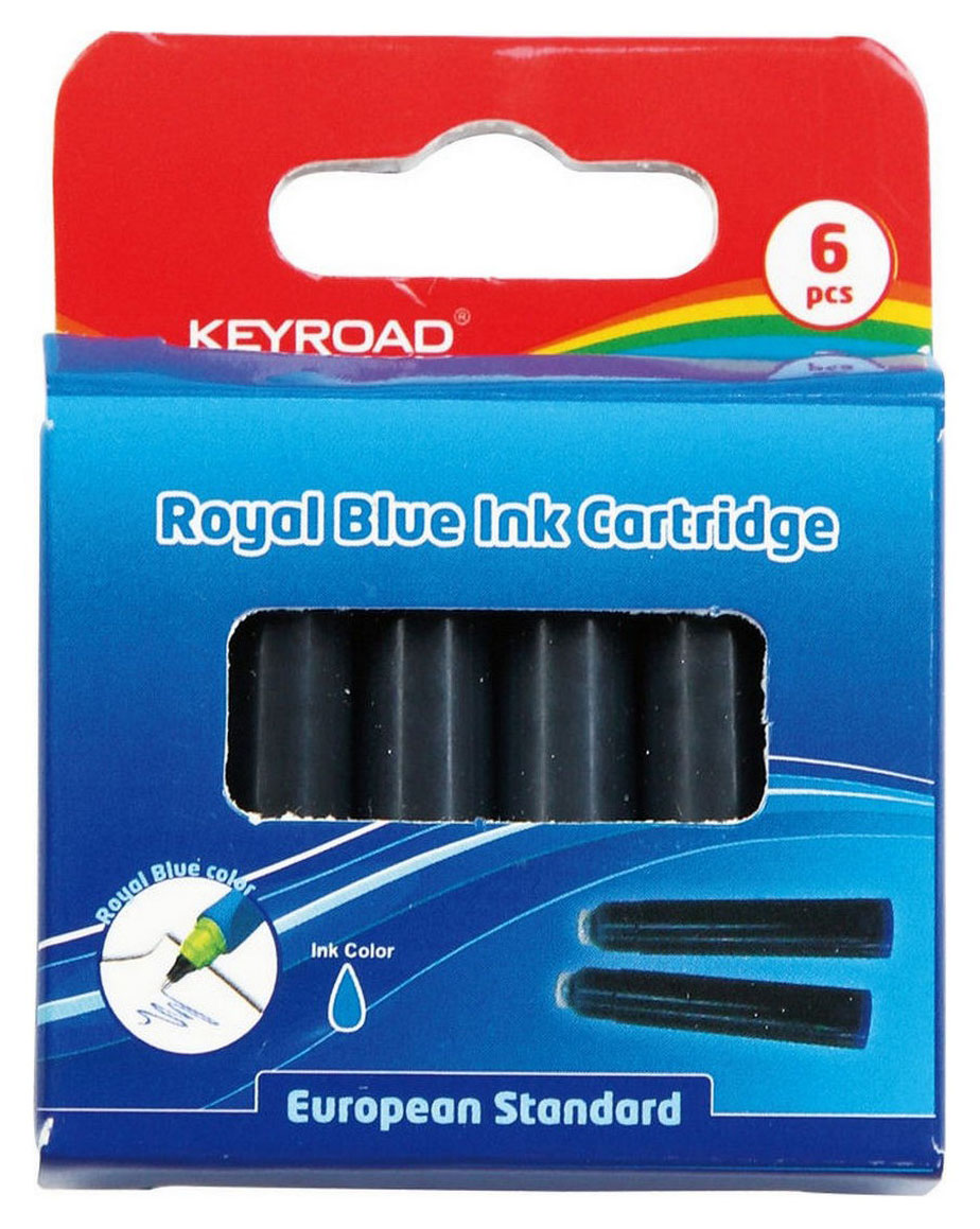 

Набор чернильных картриджей KEYROAD синие, 6 шт