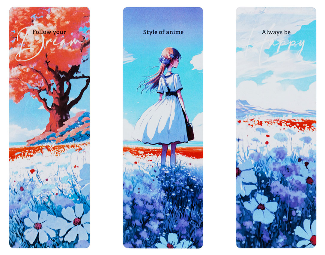 

Закладки для книг Meshu "Blooming dream, 3 шт