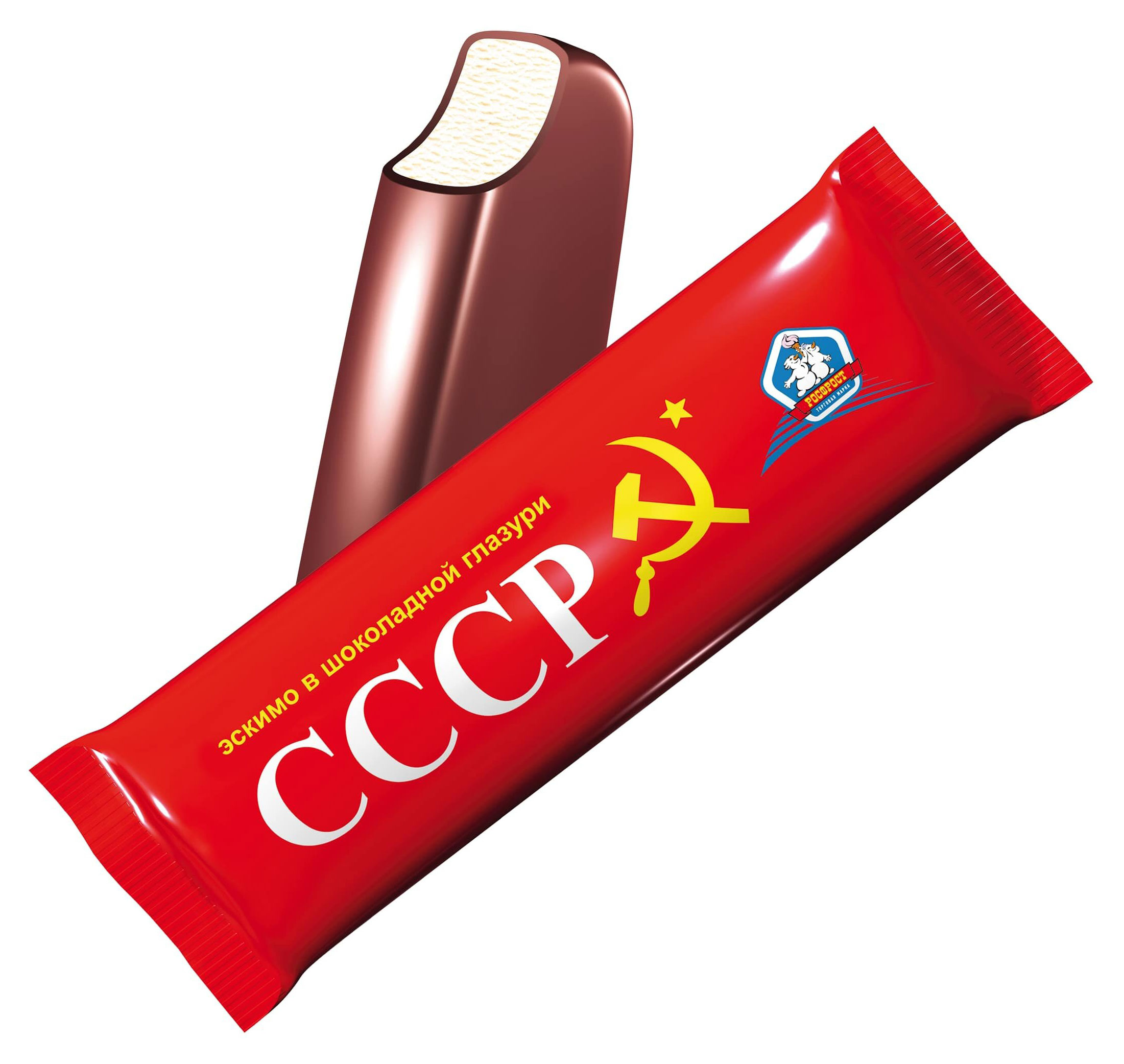 

Мороженое молочное РосФрост СССР ванильное в шоколадной глазури эскимо ЗМЖ, 70 г