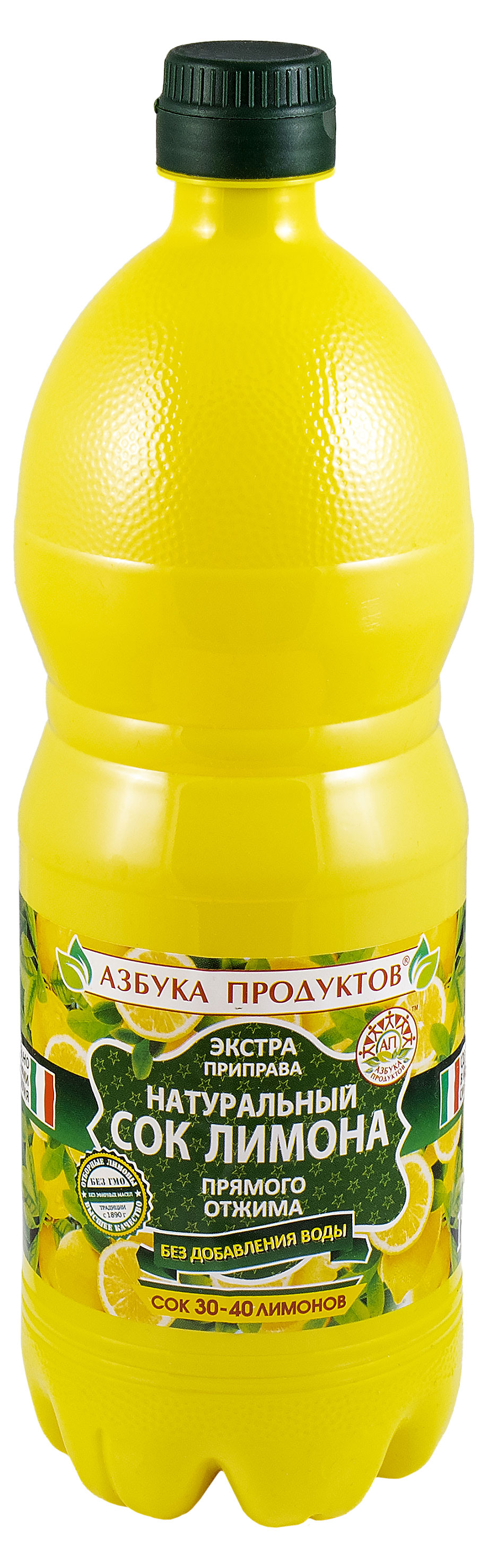 

Сок лимона Азбука Продуктов натуральный прямого отжима, 1 л