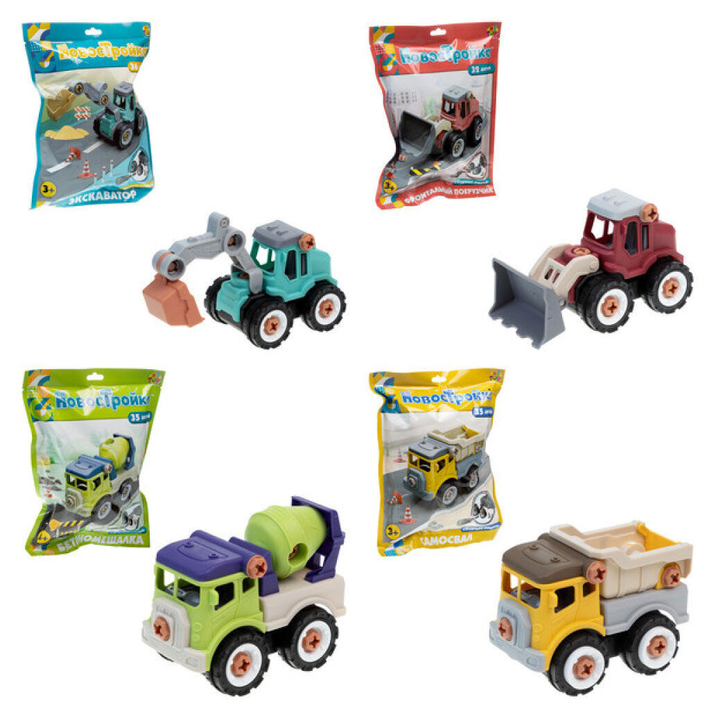 

Конструктор 1TOY Новостройка, 1 шт в ассортименте