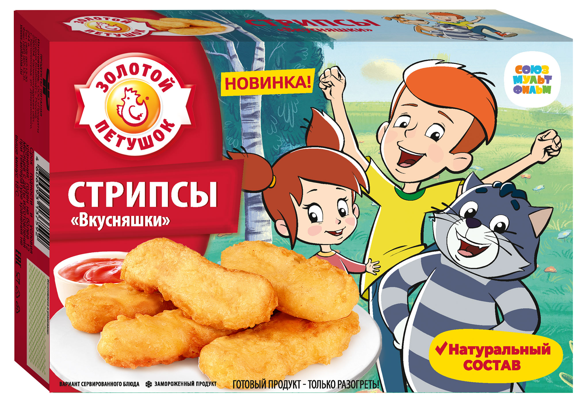 

Стрипсы Золотой Петушок Вкусняшки, 300 г