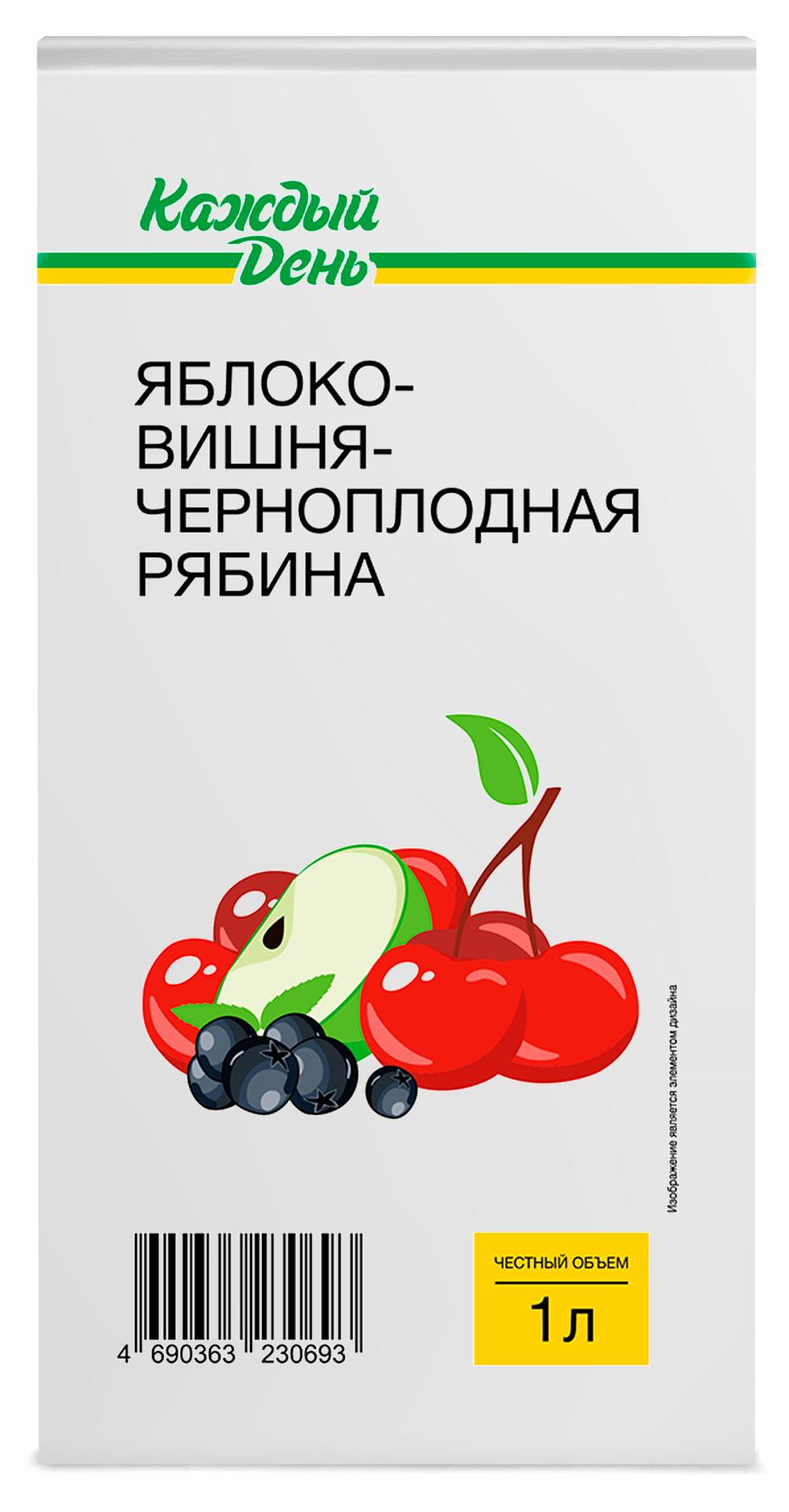 

Нектар Каждый день яблочно-вишневый, 1 л