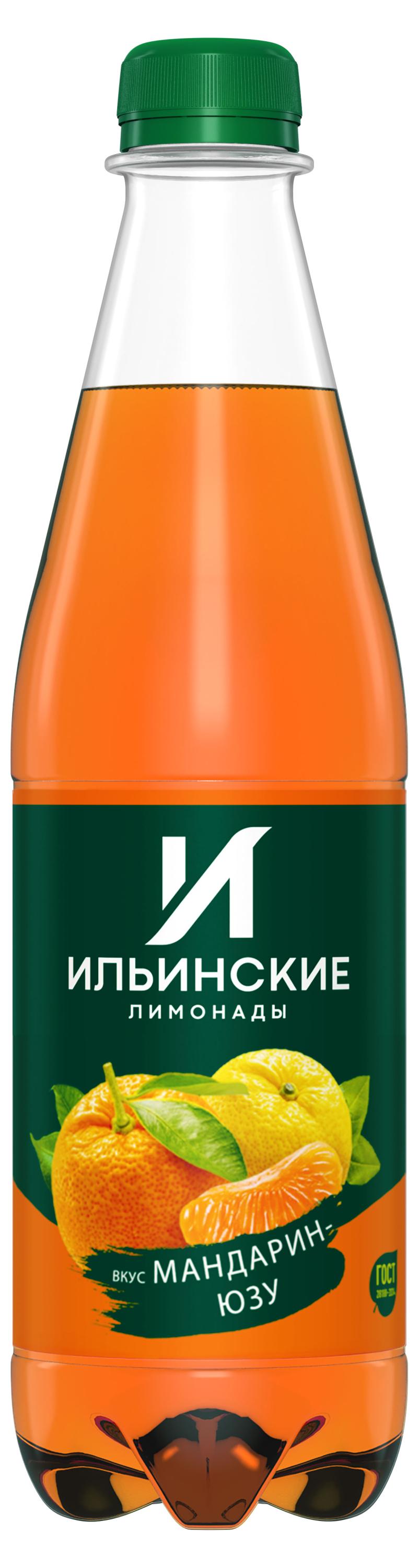 

Напиток газированный ИЛЬИНСКИЕ ЛИМОНАДЫ мандарин-юзу, 480 мл